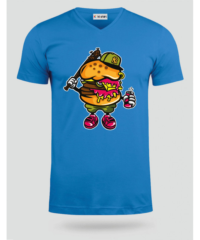 BurgerBastard T-shirt Scollo V
