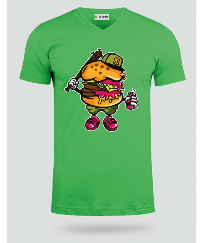 BurgerBastard T-shirt Scollo V