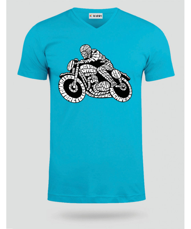 Caferacer T-shirt Scollo V