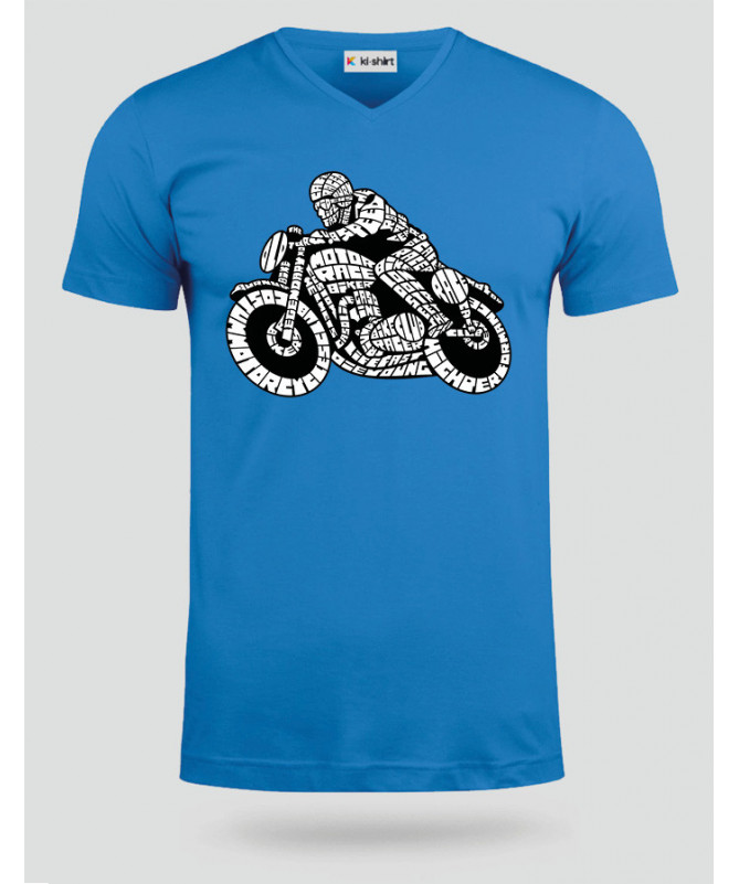 Caferacer T-shirt Scollo V