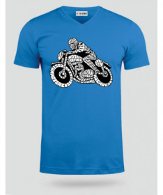 Caferacer T-shirt Scollo V