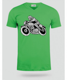 Caferacer T-shirt Scollo V