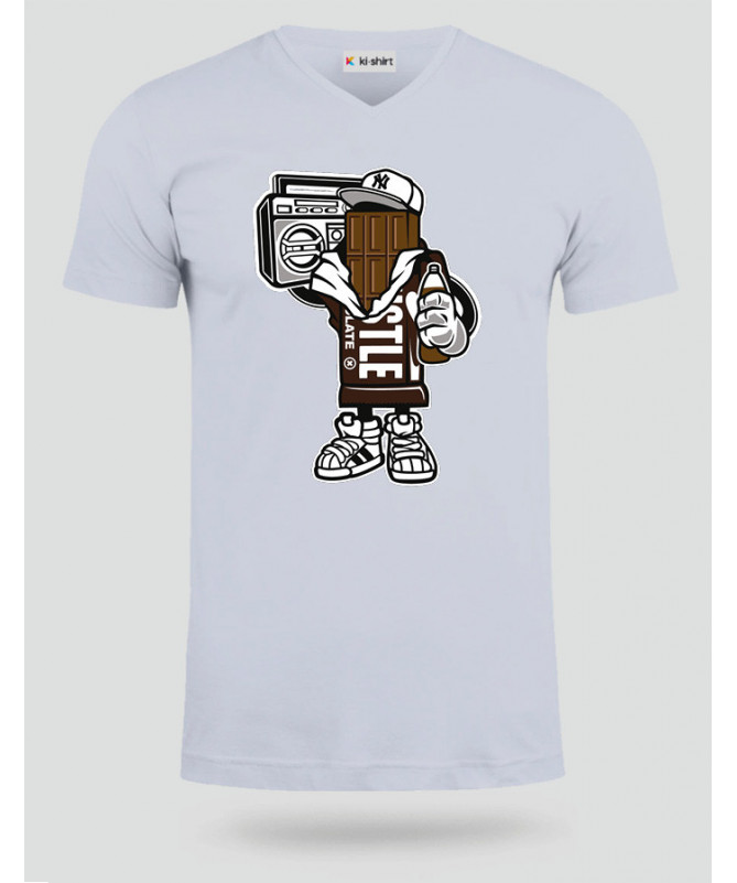 ChocolateSquad T-shirt Scollo V
