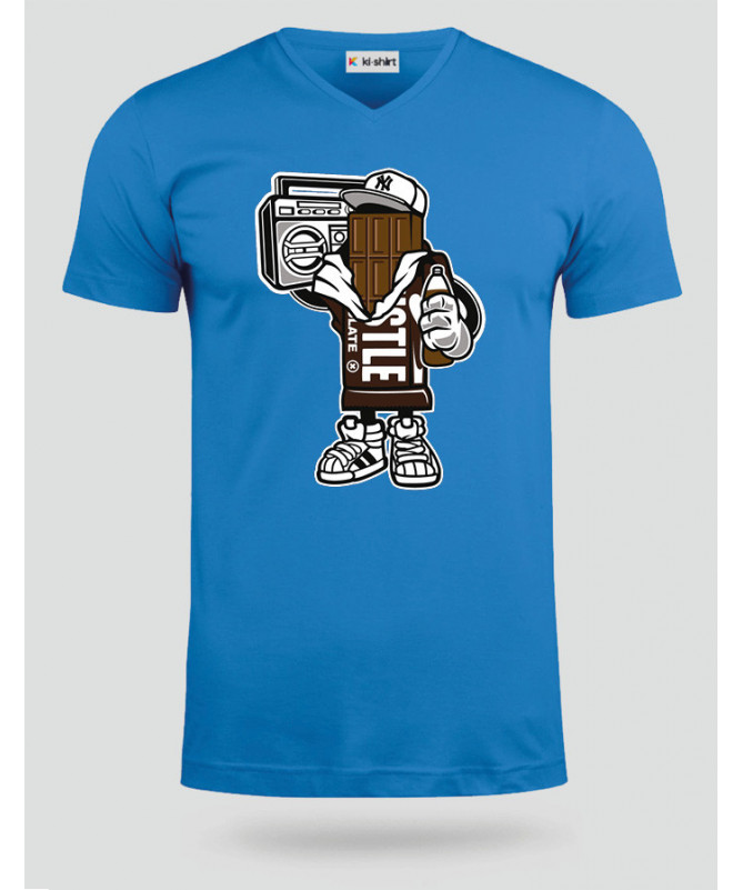 ChocolateSquad T-shirt Scollo V