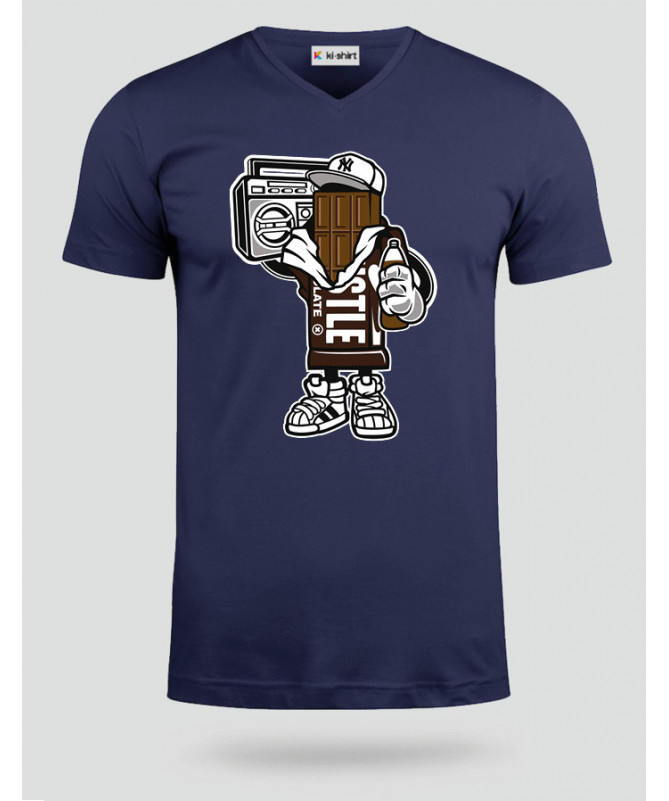 ChocolateSquad T-shirt Scollo V