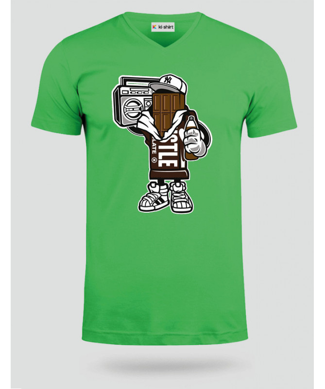 ChocolateSquad T-shirt Scollo V