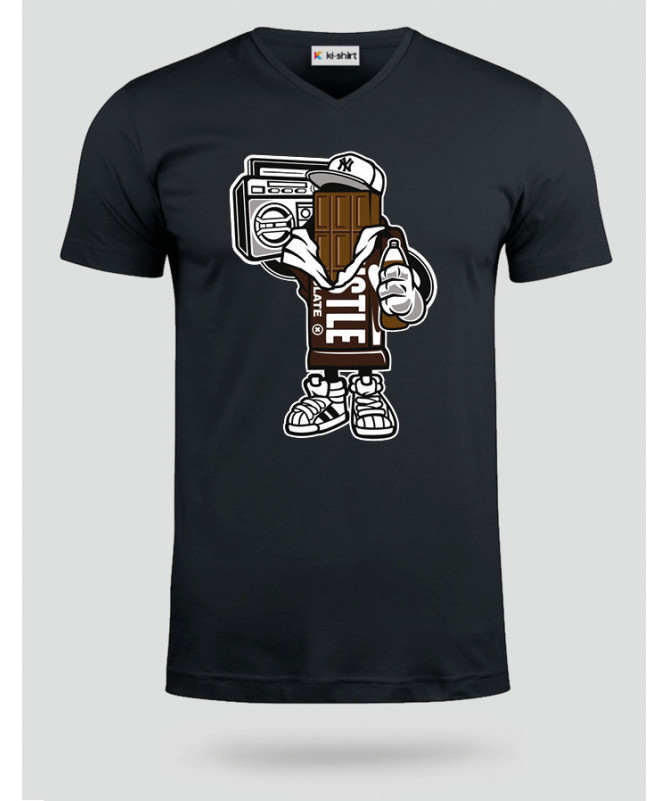 ChocolateSquad T-shirt Scollo V