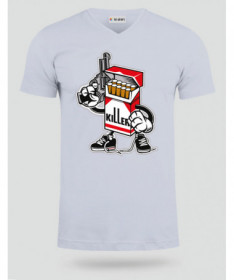 CigaretteKiller T-shirt Scollo V