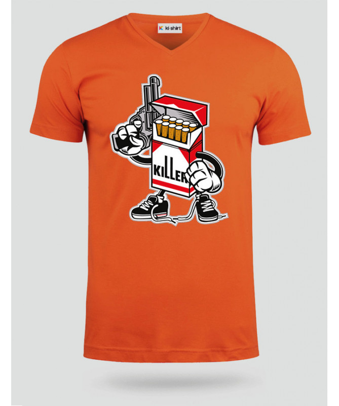 CigaretteKiller T-shirt Scollo V