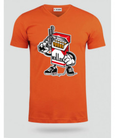 CigaretteKiller T-shirt Scollo V