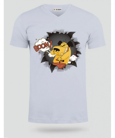 DogBoom T-shirt Scollo V