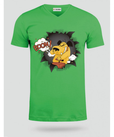 DogBoom T-shirt Scollo V