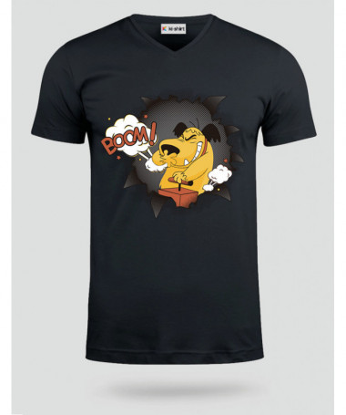 DogBoom T-shirt Scollo V