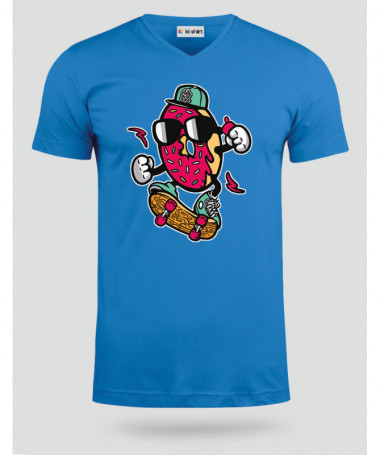 DonutSkater T-shirt Scollo V