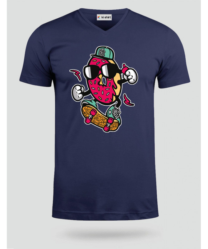 DonutSkater T-shirt Scollo V