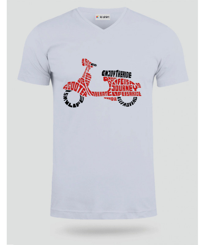 EnjoyTheRide T-shirt Scollo V