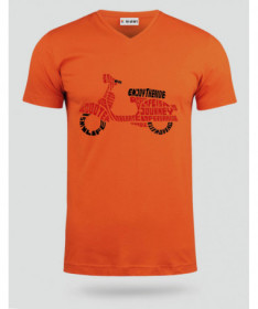 EnjoyTheRide T-shirt Scollo V