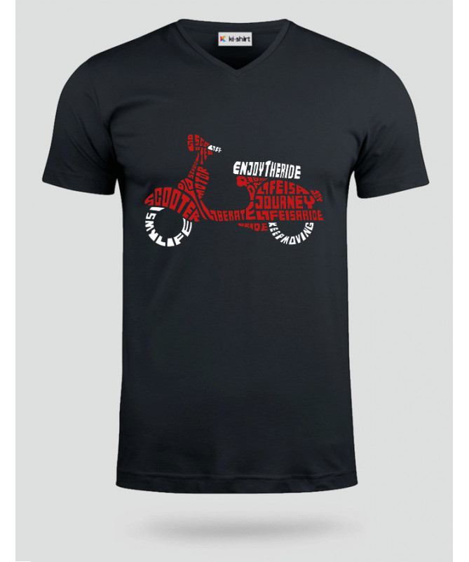 EnjoyTheRide T-shirt Scollo V