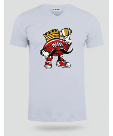 FootballKing T-shirt Scollo V