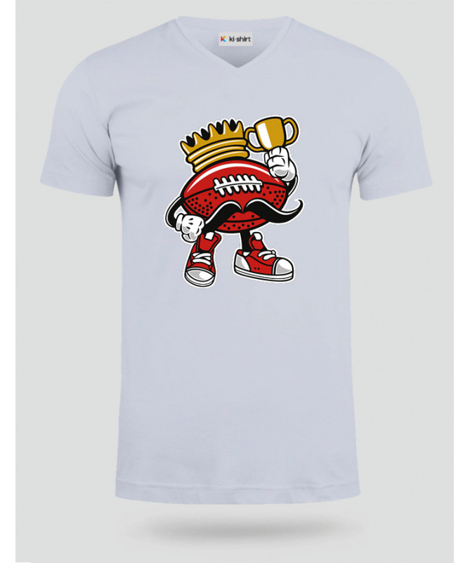 FootballKing T-shirt Scollo V