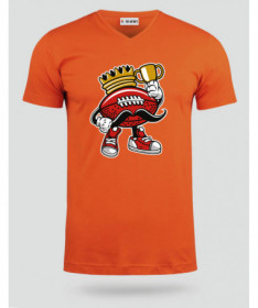 FootballKing T-shirt Scollo V