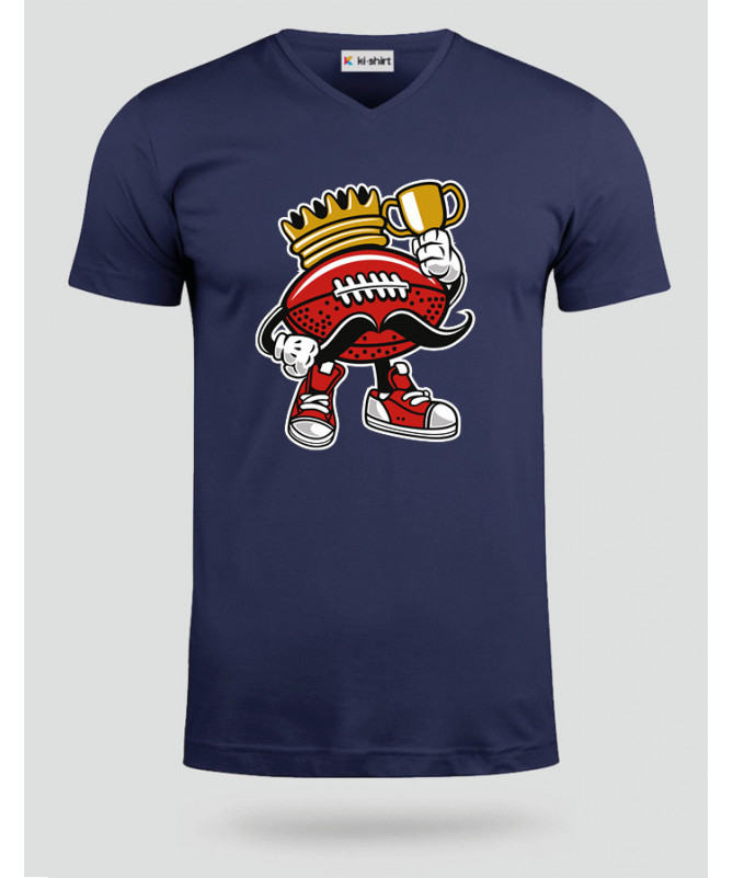 FootballKing T-shirt Scollo V
