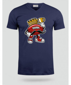 FootballKing T-shirt Scollo V