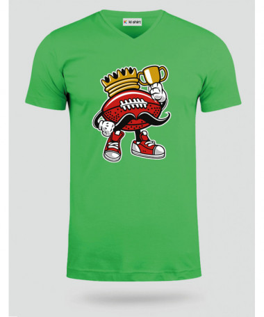 FootballKing T-shirt Scollo V