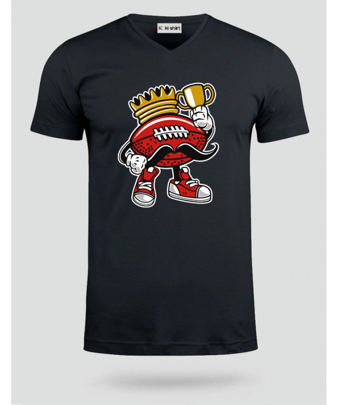 FootballKing T-shirt Scollo V