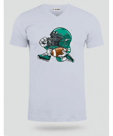 FootballPlayer T-shirt Scollo V
