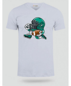 FootballPlayer T-shirt Scollo V