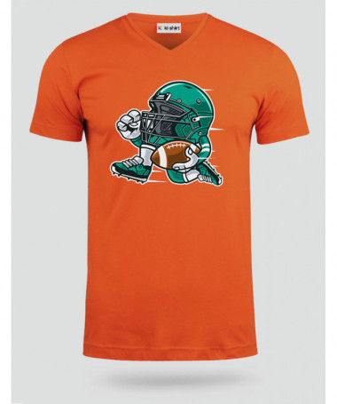 FootballPlayer T-shirt Scollo V