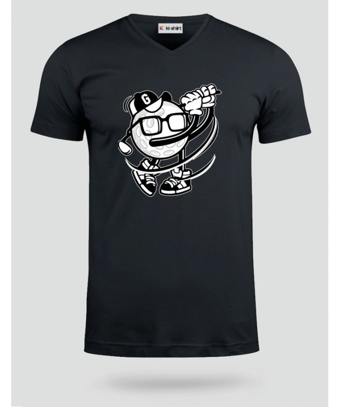 Golfer T-shirt Scollo V