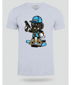 savage T-shirt Scollo V