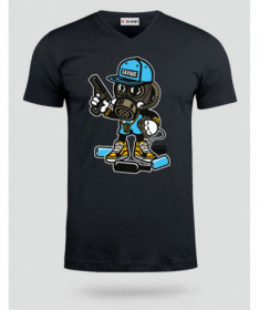 savage T-shirt Scollo V