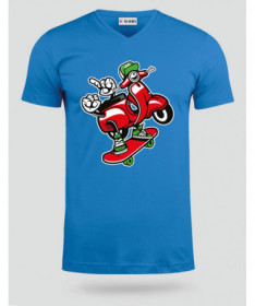 scooterskater T-shirt Scollo V