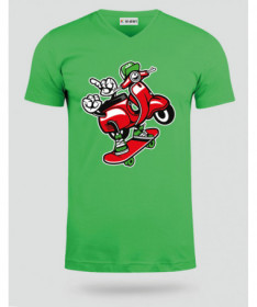 scooterskater T-shirt Scollo V