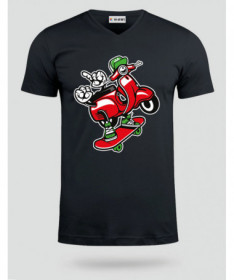 scooterskater T-shirt Scollo V