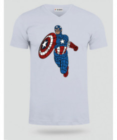 starandstripeshero T-shirt Scollo V