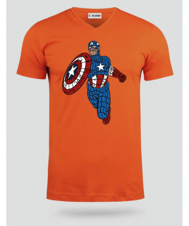 starandstripeshero T-shirt Scollo V