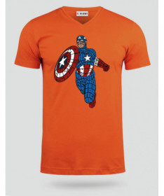 starandstripeshero T-shirt Scollo V