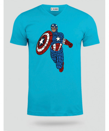 starandstripeshero T-shirt Scollo V