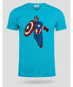 starandstripeshero T-shirt Scollo V