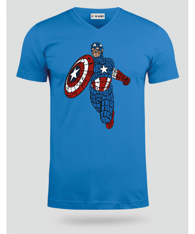 starandstripeshero T-shirt Scollo V