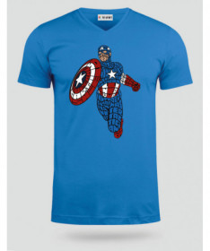 starandstripeshero T-shirt Scollo V