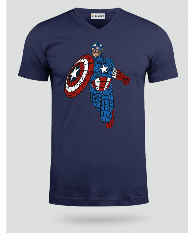 starandstripeshero T-shirt Scollo V