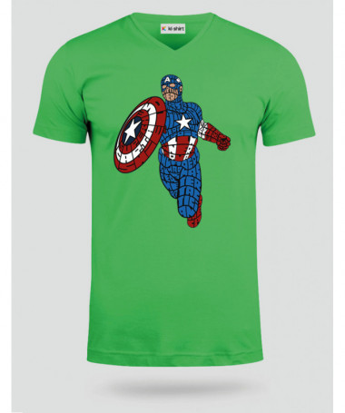 starandstripeshero T-shirt Scollo V