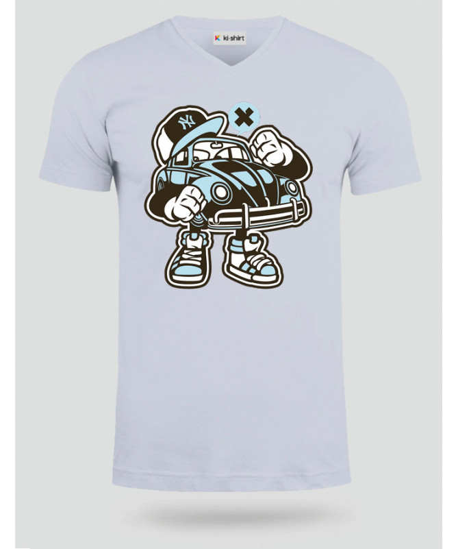 streetbeetle T-shirt Scollo V