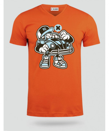 streetbeetle T-shirt Scollo V