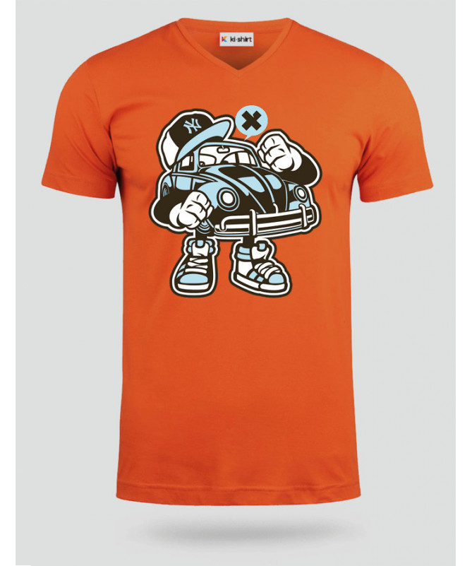 streetbeetle T-shirt Scollo V